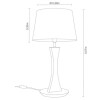 VELADOR DE MESA DELICATA CON PANT BEIGE Ø30 E27 VELADOR DE MESA DELICATA CON PANT BEIGE Ø30 E27
