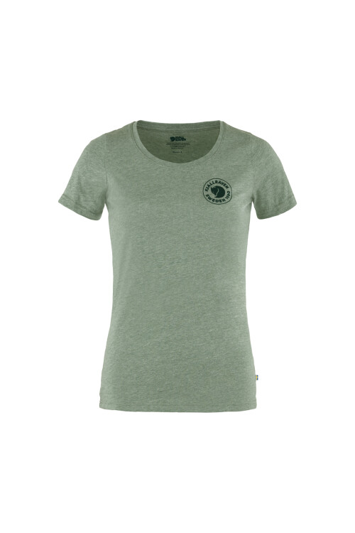 1960 Logo T-shirt W Patina Green-Melange