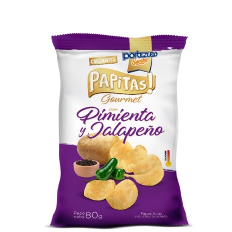 PAPAS PORTEZUELO 80GRS PIMIENTA Y JALAPEÑOS PAPAS PORTEZUELO 80GRS PIMIENTA Y JALAPEÑOS