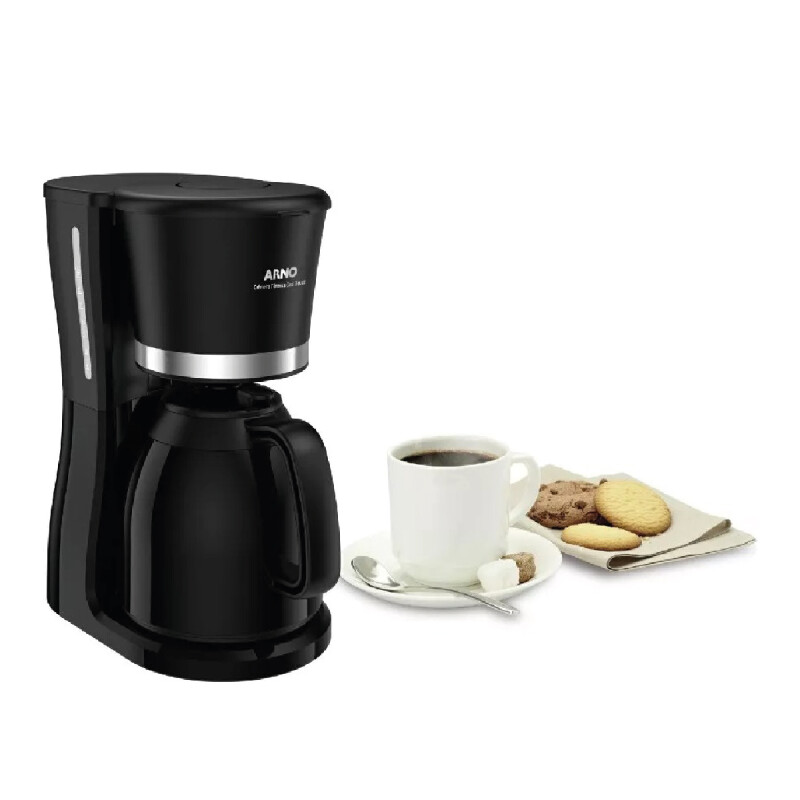 Cafetera de filtro Arno Cool Touch | Con jarra térmica | Color negro. Cafetera de filtro Arno Cool Touch | Con jarra térmica | Color negro.