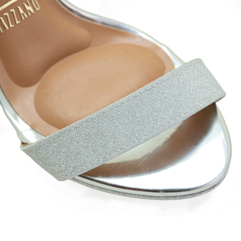 Zapatos Taco Alto Vizzano Gliter de Mujer -6210.655-26594 Plata