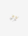 Aros Sets Metal Set De Aros Pasantes Biplating - Combinacion Bicolor