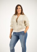 Campera broderie dorada Campera broderie dorada