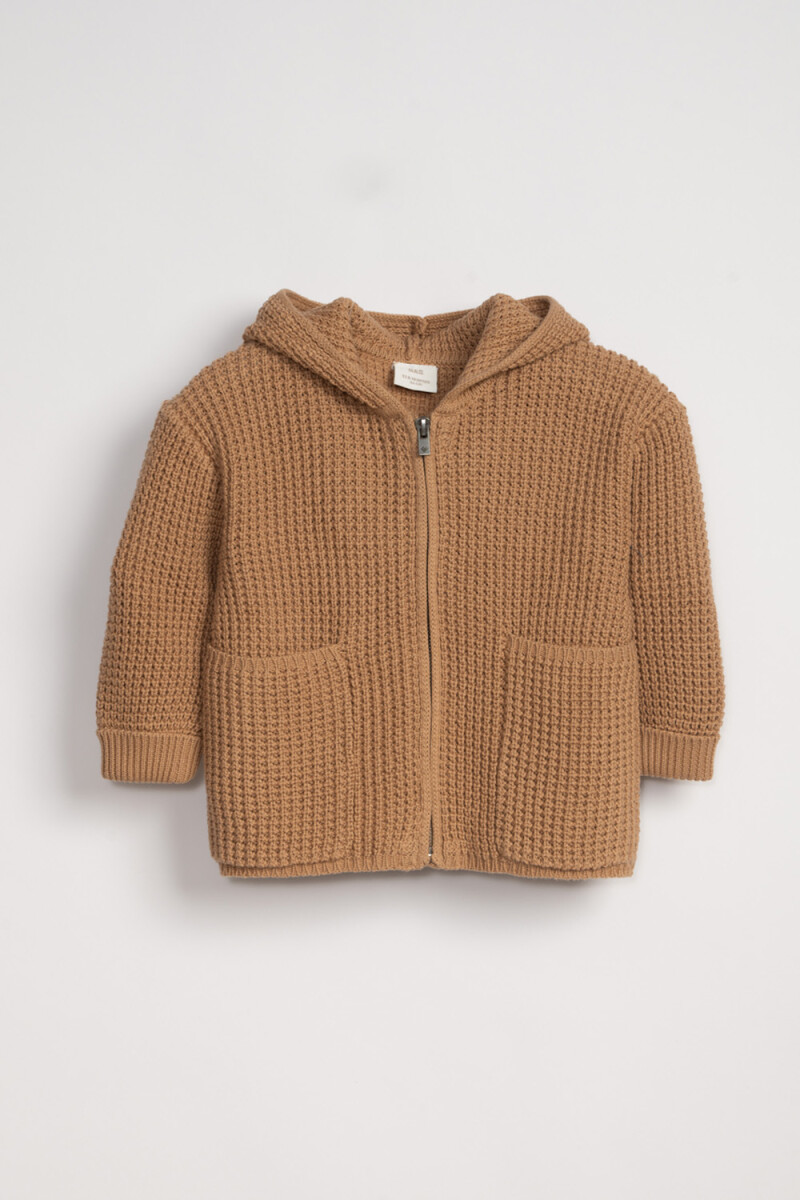 Campera tejida - Beige 