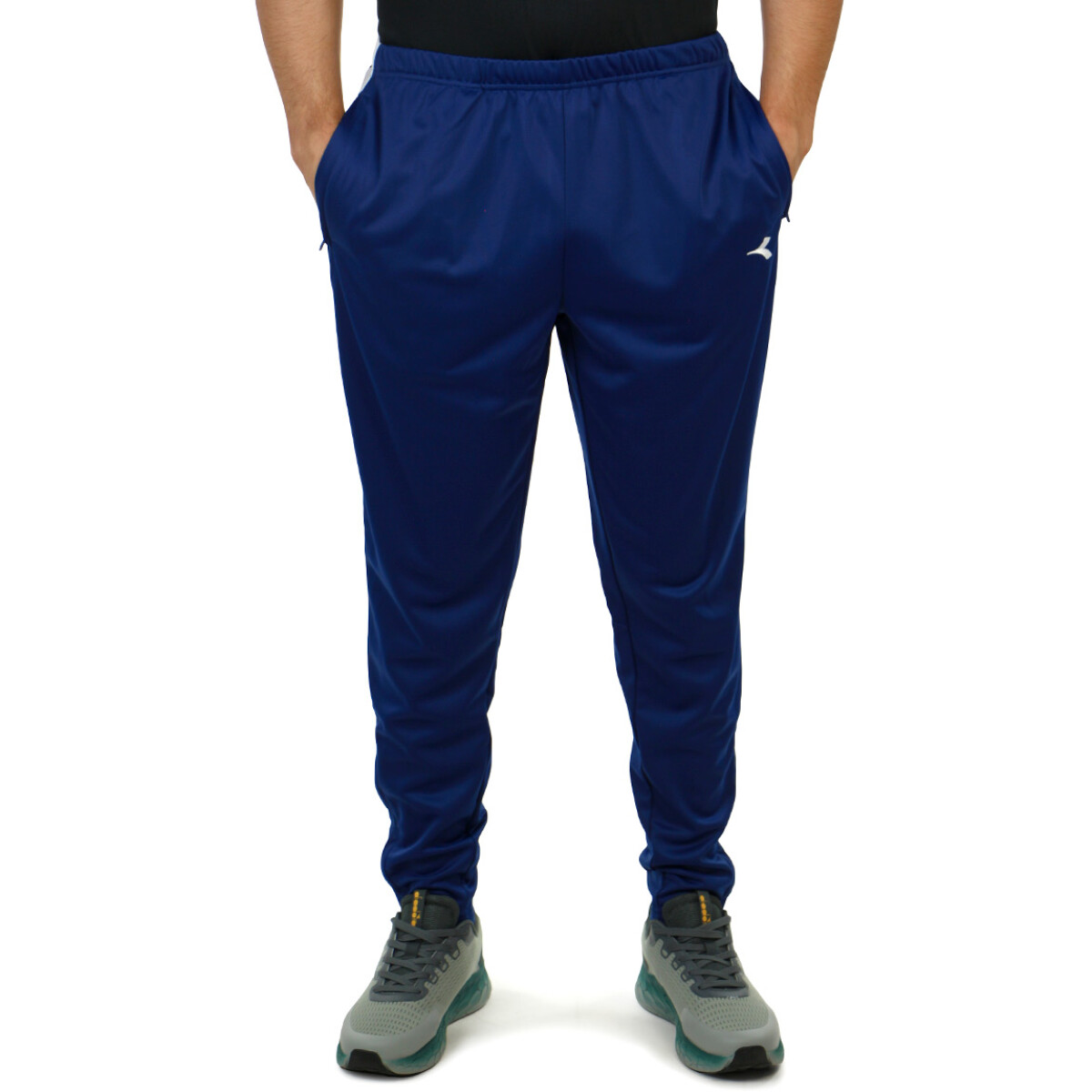 Diadora Hombre Pantalon DRYFIT TRAINING PANT - NAVY/WHITE - Marino-Blanco 