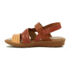 Sandalia Country Mujer Dos Tiras Con Pulsera Durazno-coral