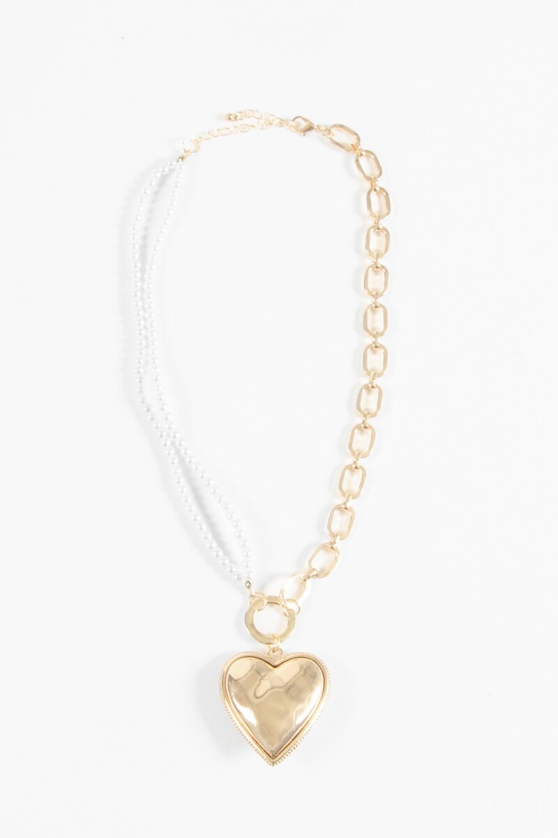 Collar cadena dije cora dorado