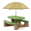 Mesa de picnic con sombrilla Naturally Playful Step2 Mesa de picnic con sombrilla Naturally Playful Step2