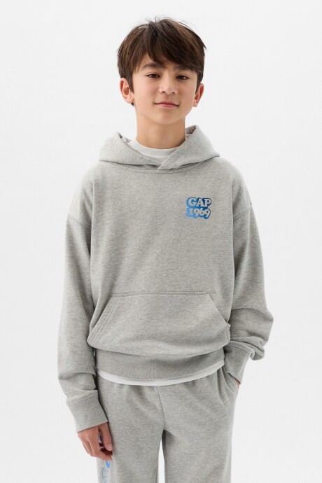 Buzo Canguro Logo Gap Niño Sin Felpa B08