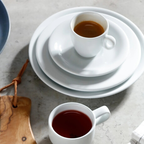Plato Cappuccino Actualite 16 cm Blanco Porcelana Plato Cappuccino Actualite 16 cm Blanco Porcelana