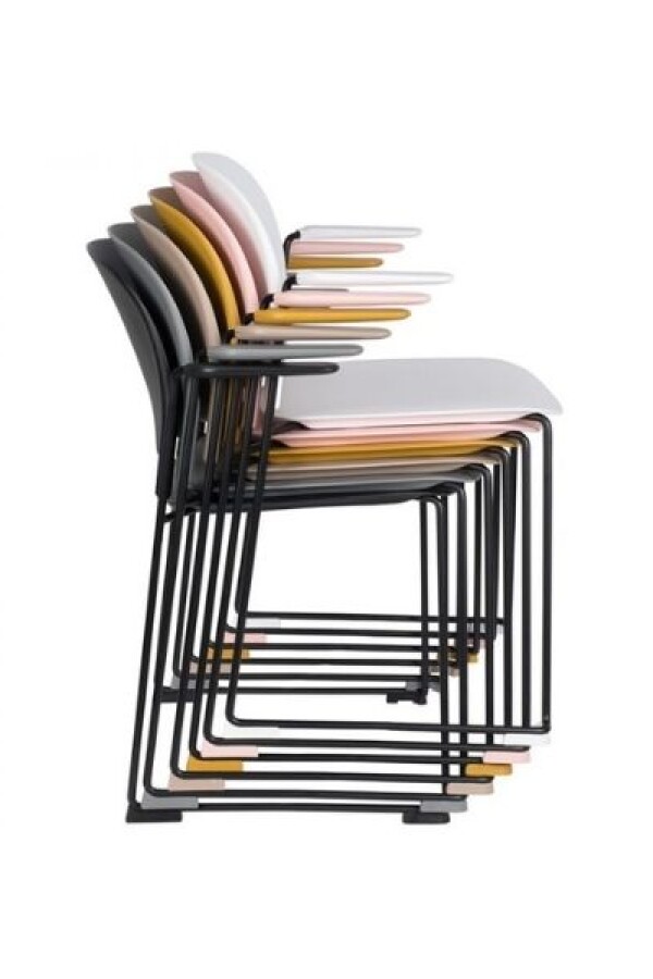 Silla Stacks Arm Gris