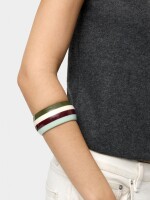 Pulsera Con Rayas En Resina multicolor