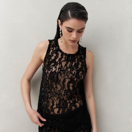 TOP LACIE Negro