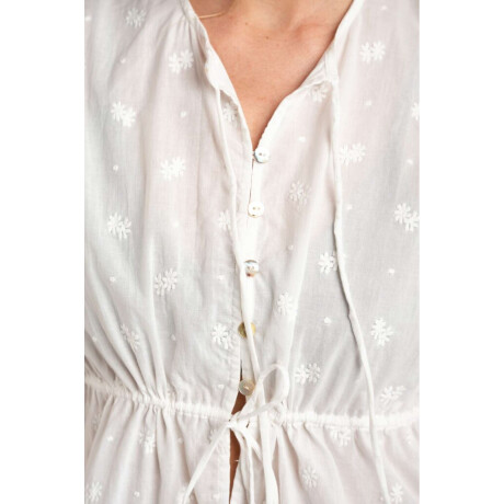 Blusa Broderie Crudo