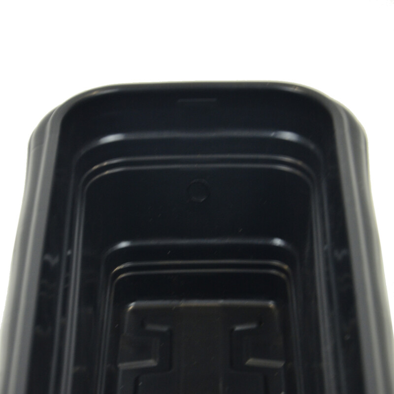 Maceta rectangular 3 lts NEGRO