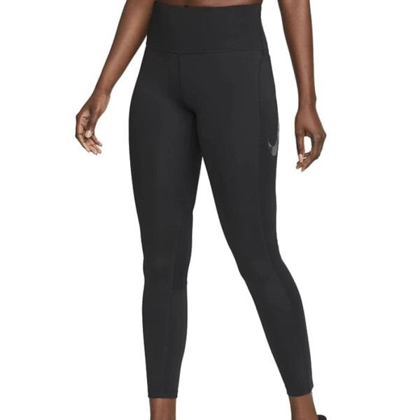 Calza Nike Dri-fit Flash Swoosh de Mujer - FB4656-010 Negro