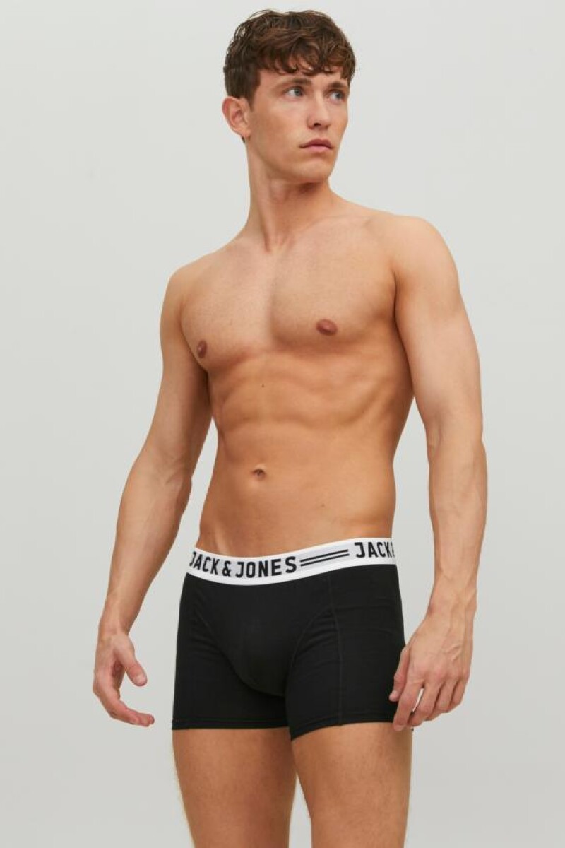 Pack "sense" 3 Boxers Trunks Black