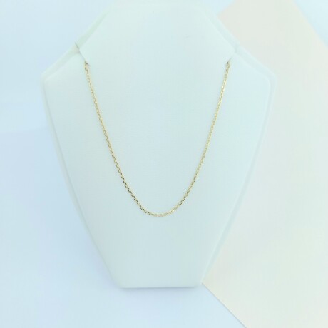 Cadena de Oro 10k. Modelo Forcet, 60 cm. Cadena de Oro 10k. Modelo Forcet, 60 cm.