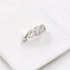 Anillo Platino Con 3 Brillantes, Nuevo, Estilo Antiguo Anillo Platino Con 3 Brillantes, Nuevo, Estilo Antiguo