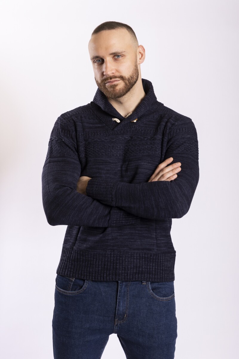SNAKE SWEATER - NAVY 