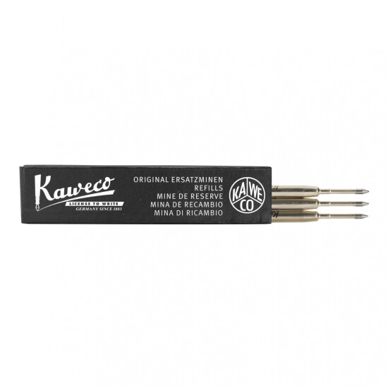 KAWECO Repuesto Ballpen G2 Negro 3u 0