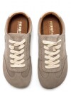 Zapatilla Serraje Gris Perla Gris