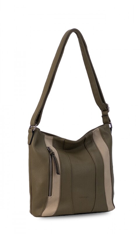 CARTERA DEBORAH VERDE MILITAR