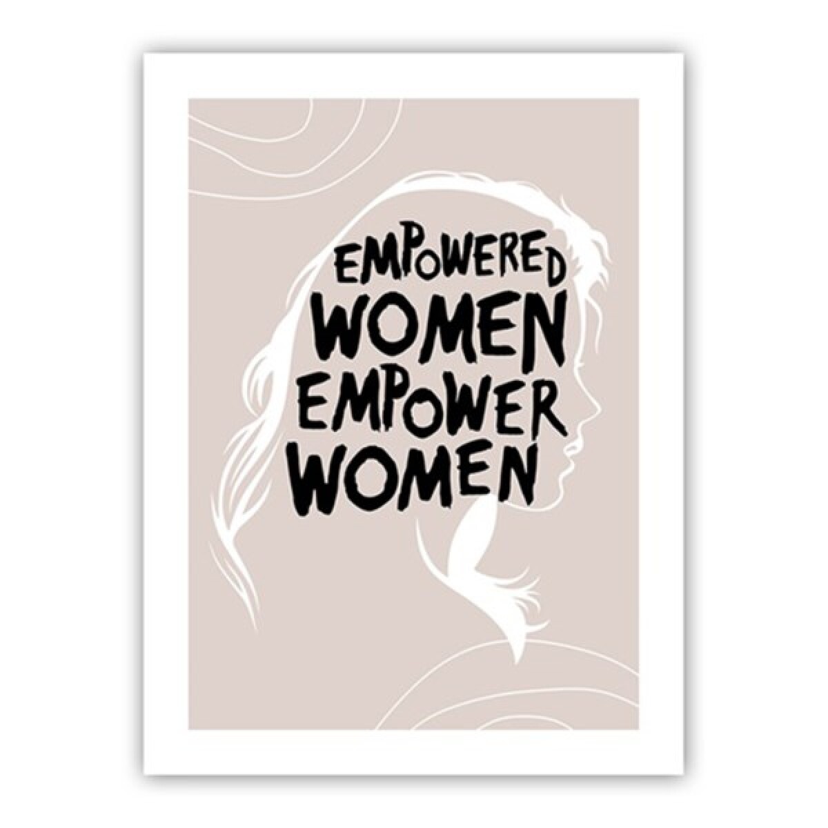 CUADRO CANVAS 30x40CM EMPOWER WOMEN 