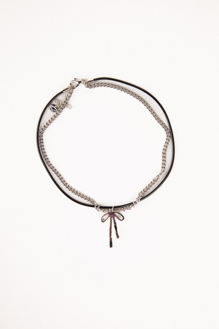 COLLAR ONZU Plateado