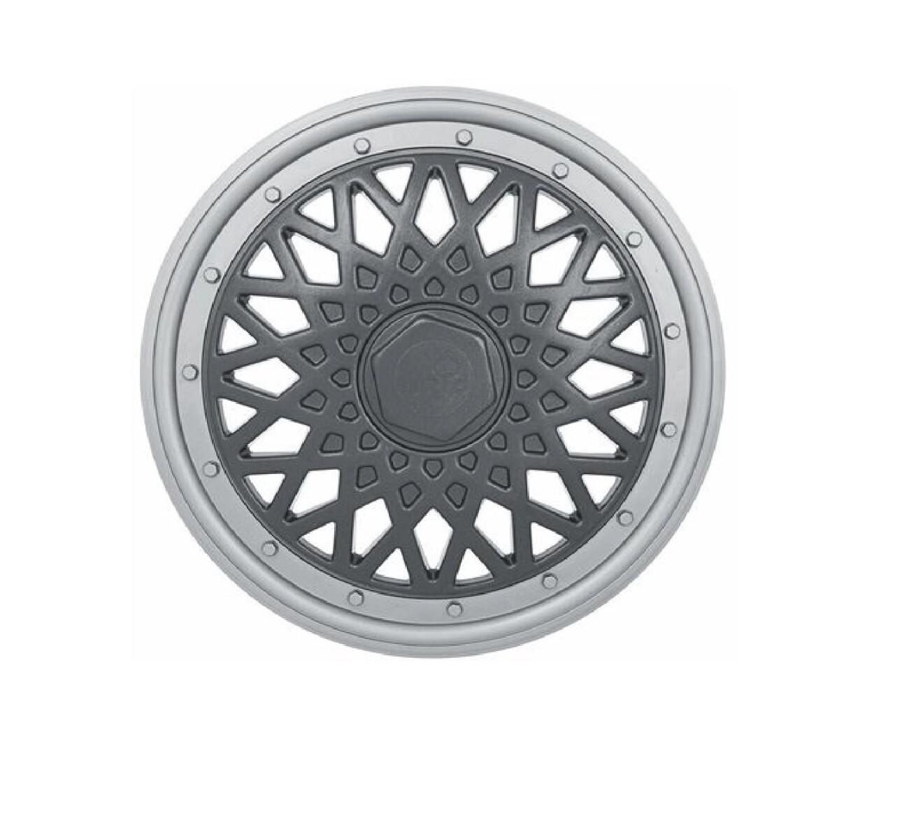 TAZA DE RUEDA 13'' BBS (GRAFITO Y GRIS) 