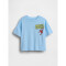 MVL SS BOXY GR TEE HAMPTON BLUE