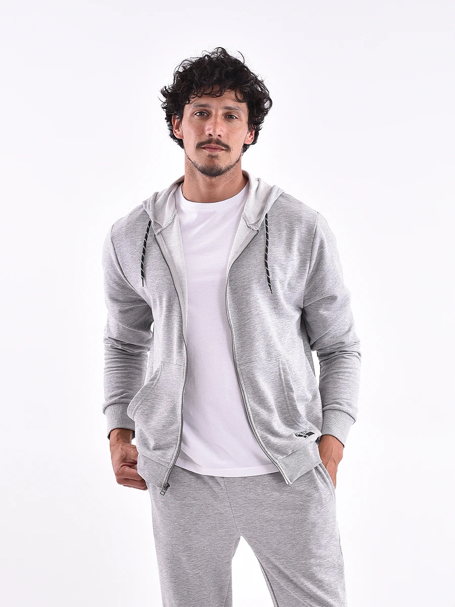 CANGURO REGULAR - GRIS MELANGE M 