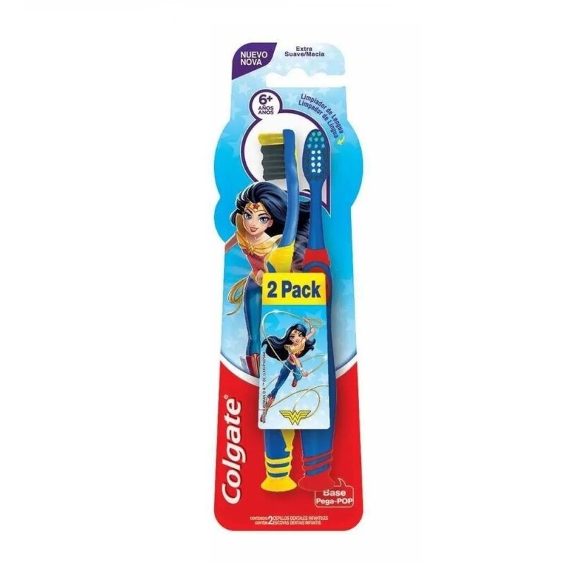 Cepillo De Dientes Colgate Smiles Batman/wonder Woman 2x1 — Farmacia El  túnel