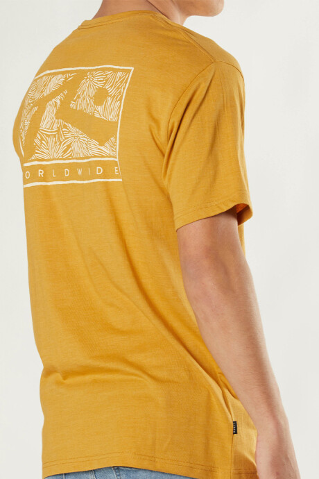 T-SHIRT INDIE TEEN RUSTY Mostaza