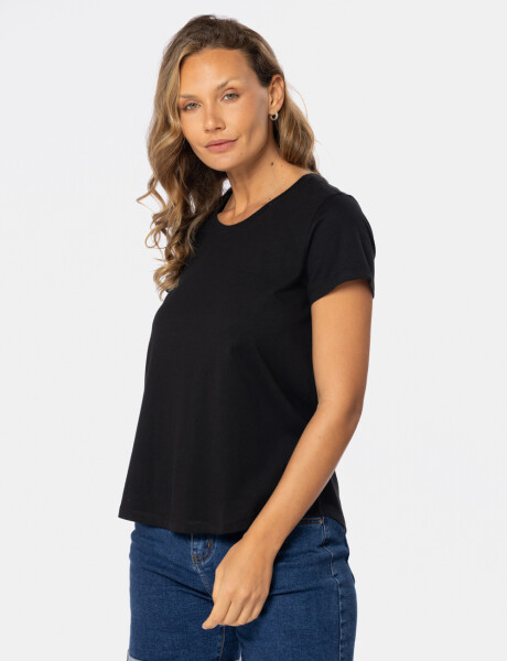 REMERA LISA Negro