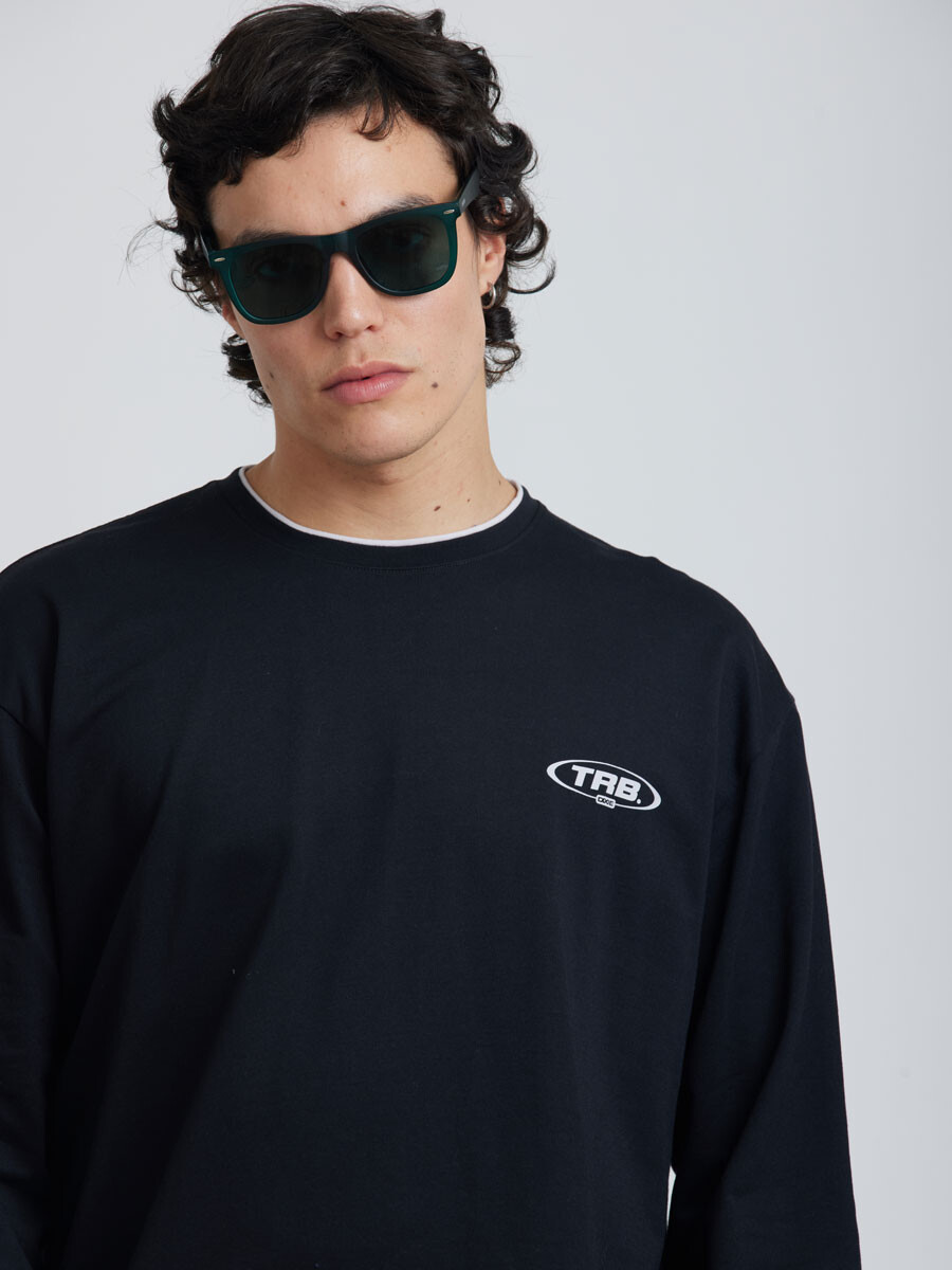 T-SHIRT M/L TRIBU DIXIE Negro