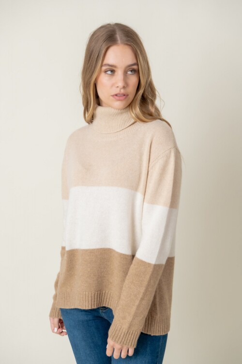 Sweater lana combinado Neviee