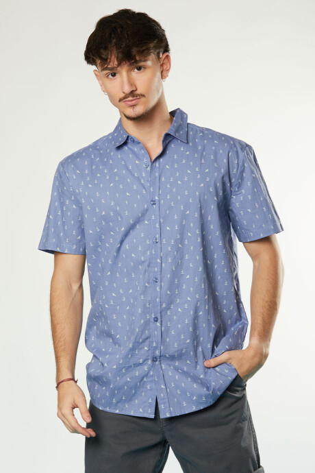 CAMISA ICON DIXIE Celeste