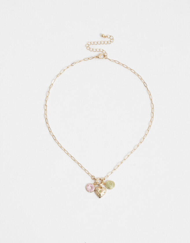 Collares Cortos Multi dijes Collar Corto Multidijes - Dorado