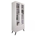 CRISTALERO RETRO 63 CM CON PUERTA DE VIDRIO - BLANCO CRISTALERO RETRO 63 CM CON PUERTA DE VIDRIO - BLANCO