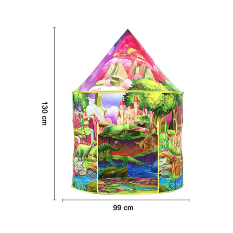 Carpa Infantil Casita Exterior Dinosaurios 99cmx130cm Jug009812-dn