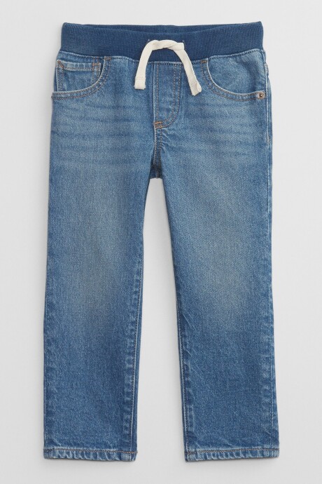 Jean Slim Toddler Niño Medium Wash