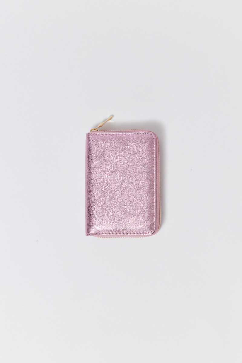 Billetera brillante Rosa