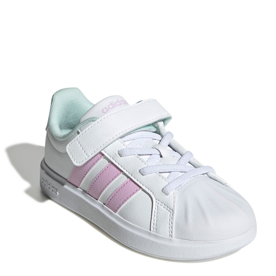 Championes de Niños Adidas Championes Streettalk Velcro Blanco - Rosado