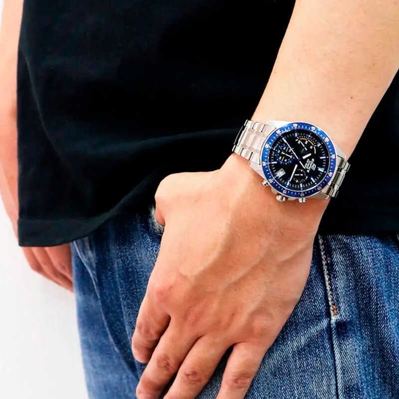 Reloj Edifice Casual de Acero Inoxidable 1A2VUDF