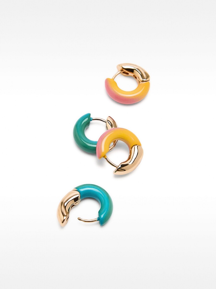 Conjunto De Pendientes Bandana Bay multicolor