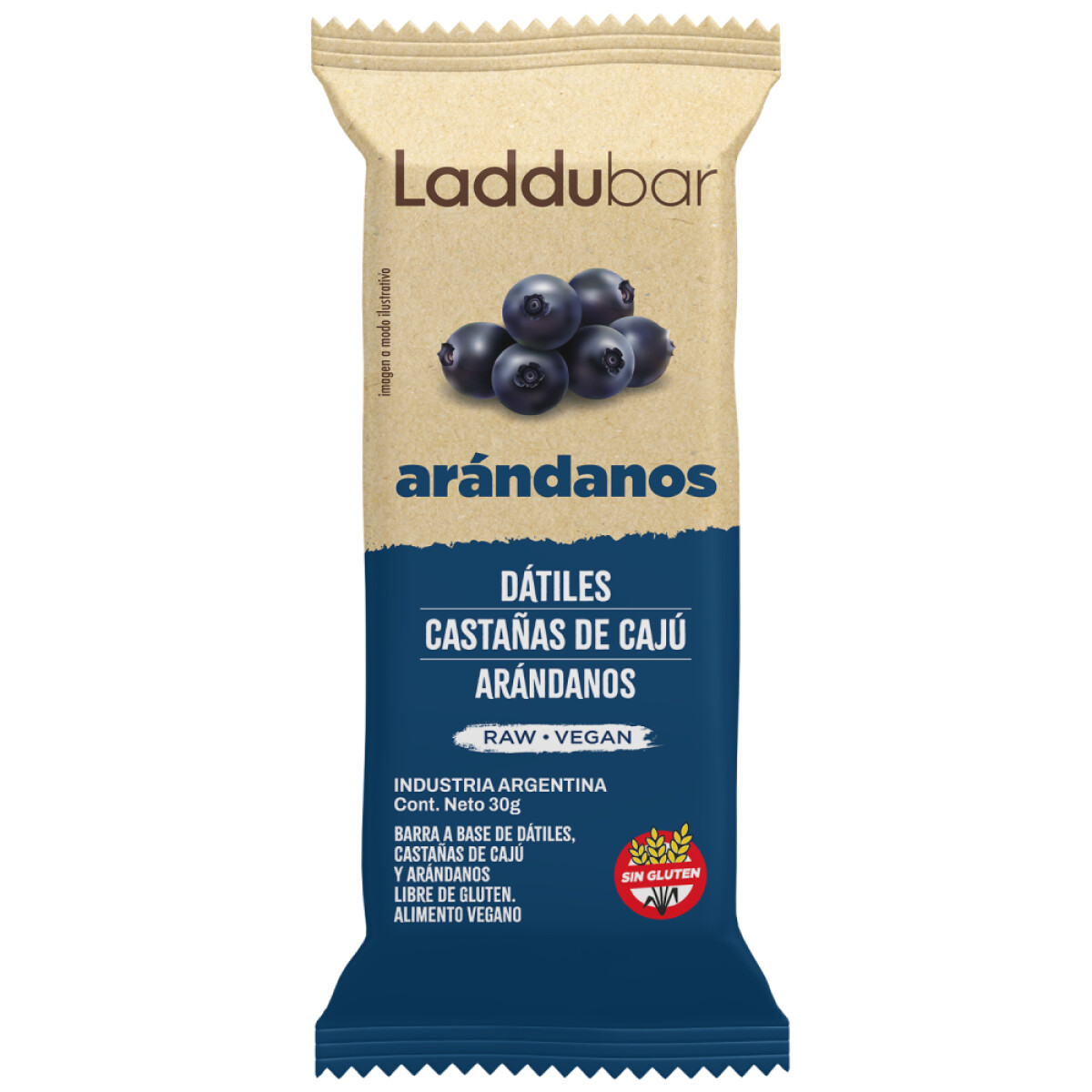 Barrita Laddubar Arándanos 30g 