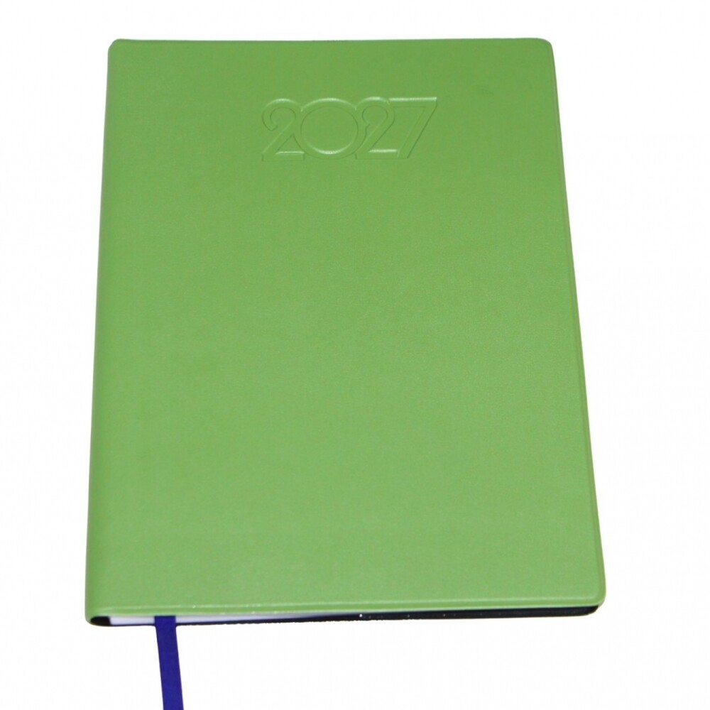 AGENDA ABEZETA 200 CLASICA DEL AÑO TAPA FUNDA COLOR VERDE MANZANA