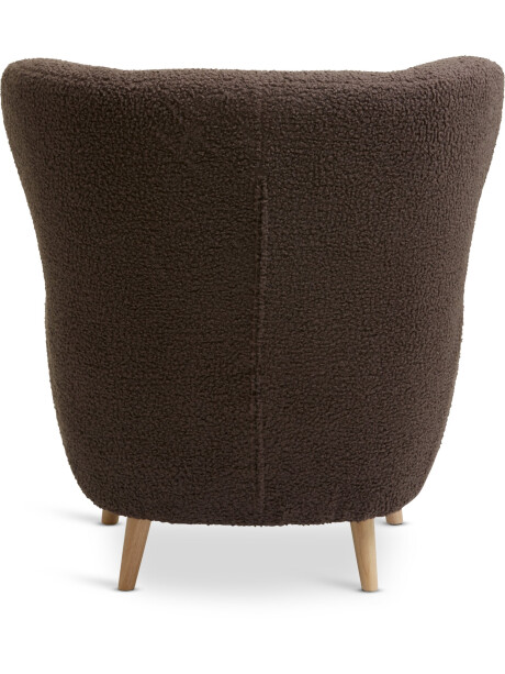 Sillón VILDSUND 1 cuerpo tela bouclé marrón Sillón VILDSUND 1 cuerpo tela bouclé marrón