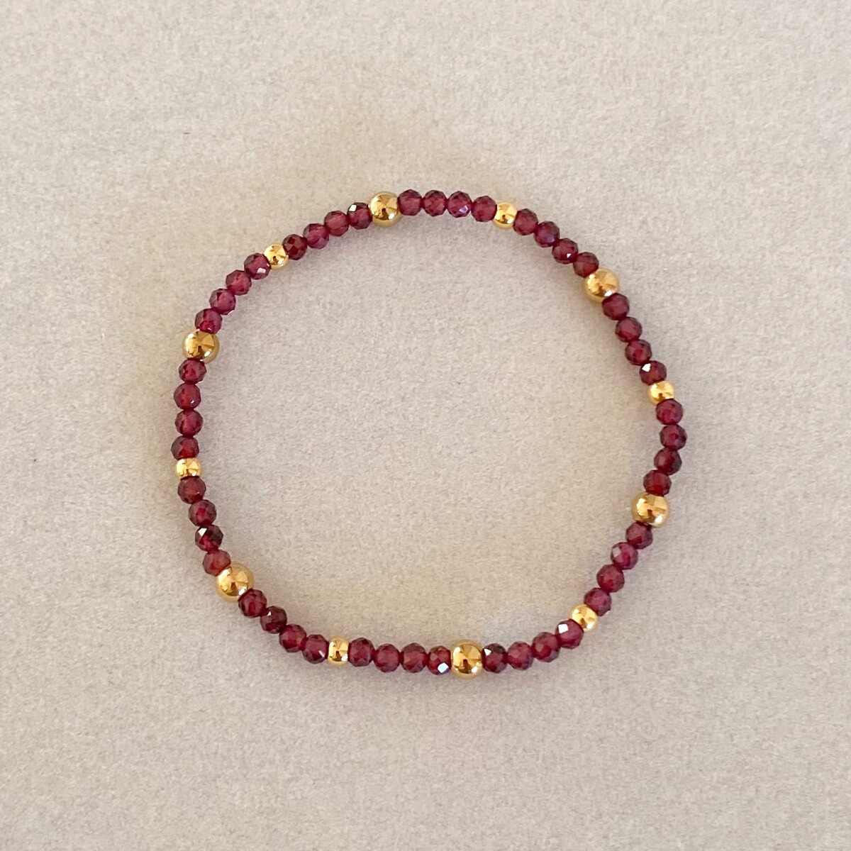 Pulsera VERONA en acero y piedras naturales 
